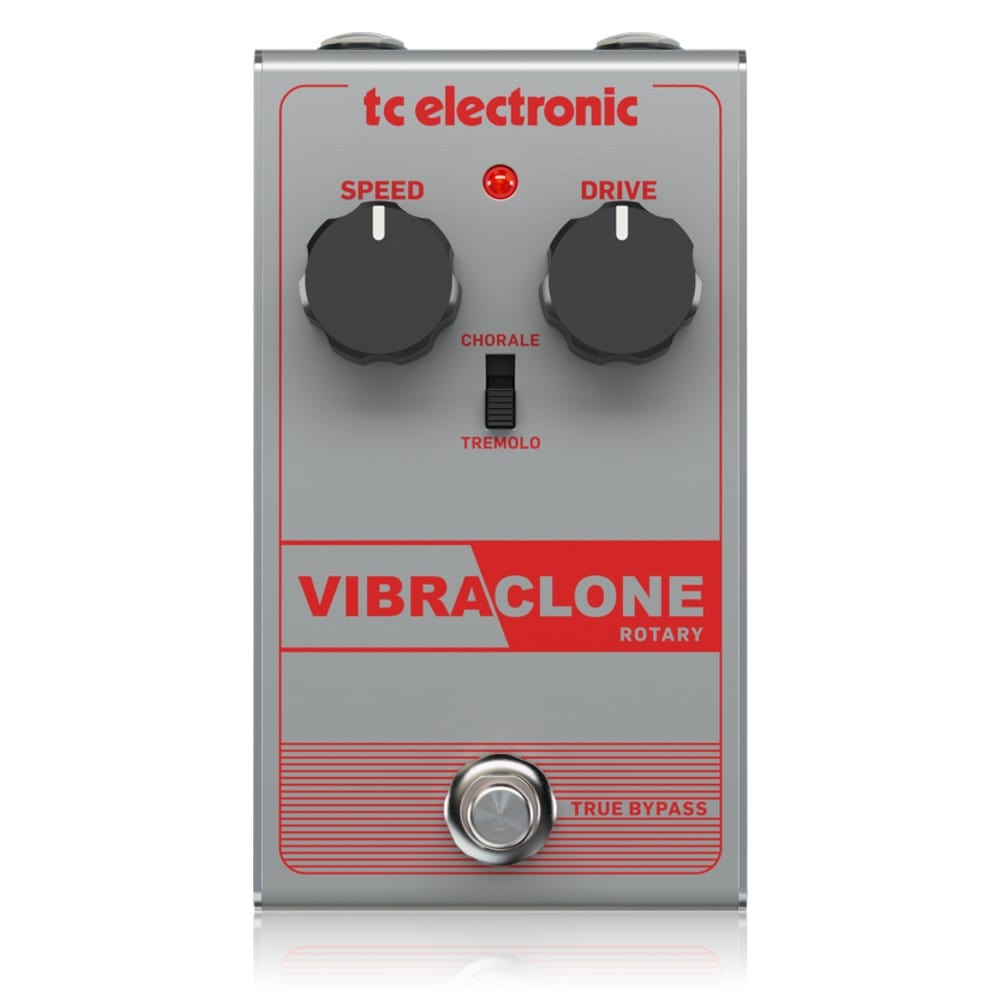t.c. electronic effect pedals tc electronic vibraclone rotating speaker emulator with simple 2-knob
