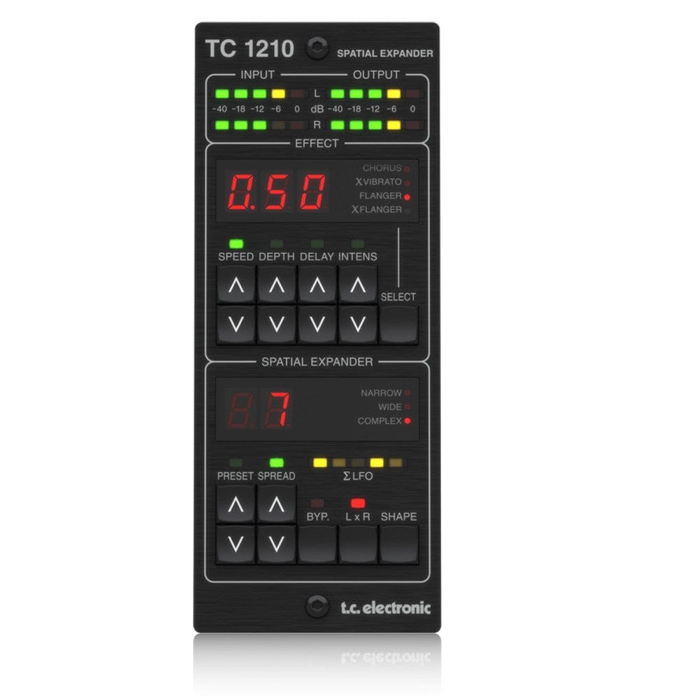 t.c. electronic signal processors tc electronic tc1210 unique spatial plug-in expander desktop controller interface