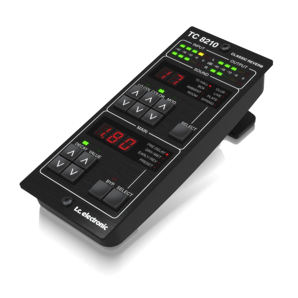 t.c. electronic signal processors tc electronic tc8210 dt classic mixing plug-in reverb desktop controller interface