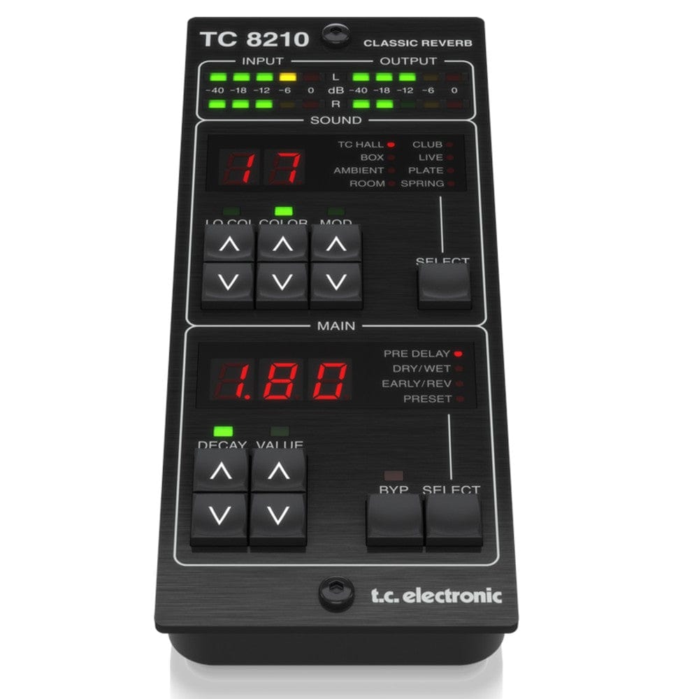 t.c. electronic signal processors tc electronic tc8210 dt classic mixing plug-in reverb desktop controller interface