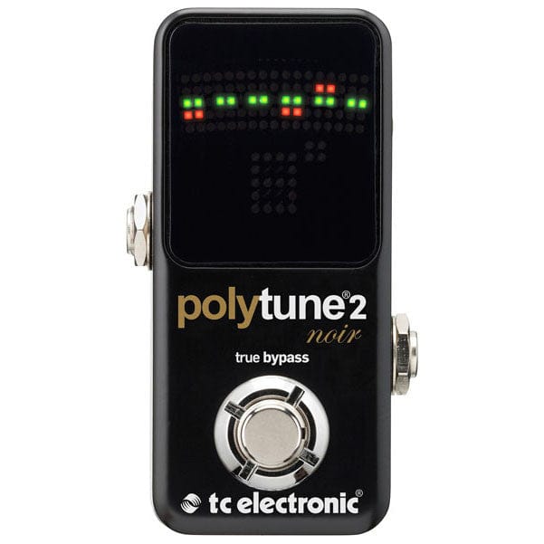 t.c. electronic tuners t.c. electronic polytune 2 noir guitar tuner