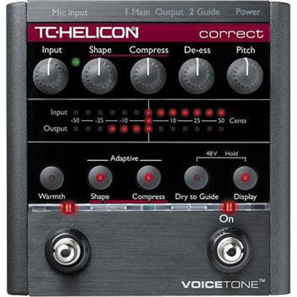 t.c. electronic voice processors t.c. electronic helicon voicetone correct vocal pedal