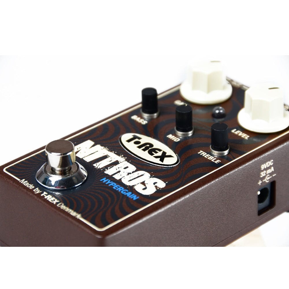 t-rex effect pedals t-rex nitros hypergain distortion guitar effects pedal