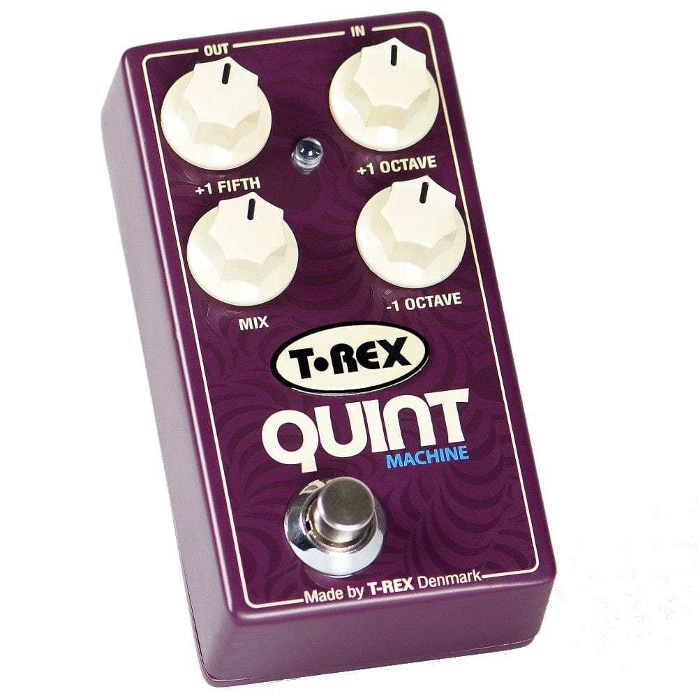 t-rex effect pedals t-rex quint-machine guitar octave pedal