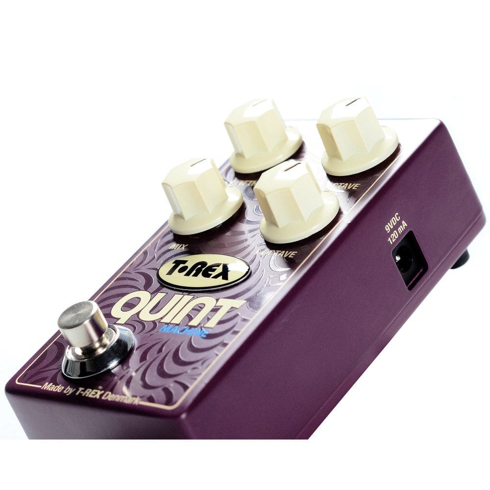 t-rex effect pedals t-rex quint-machine guitar octave pedal
