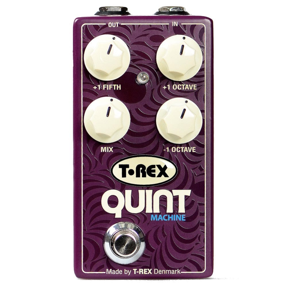 t-rex effect pedals t-rex quint-machine guitar octave pedal