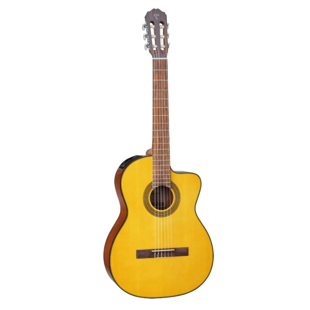 takamine classical guitars natural takamine gc1ce cutaway nylon string electro acoustic guitar - natural