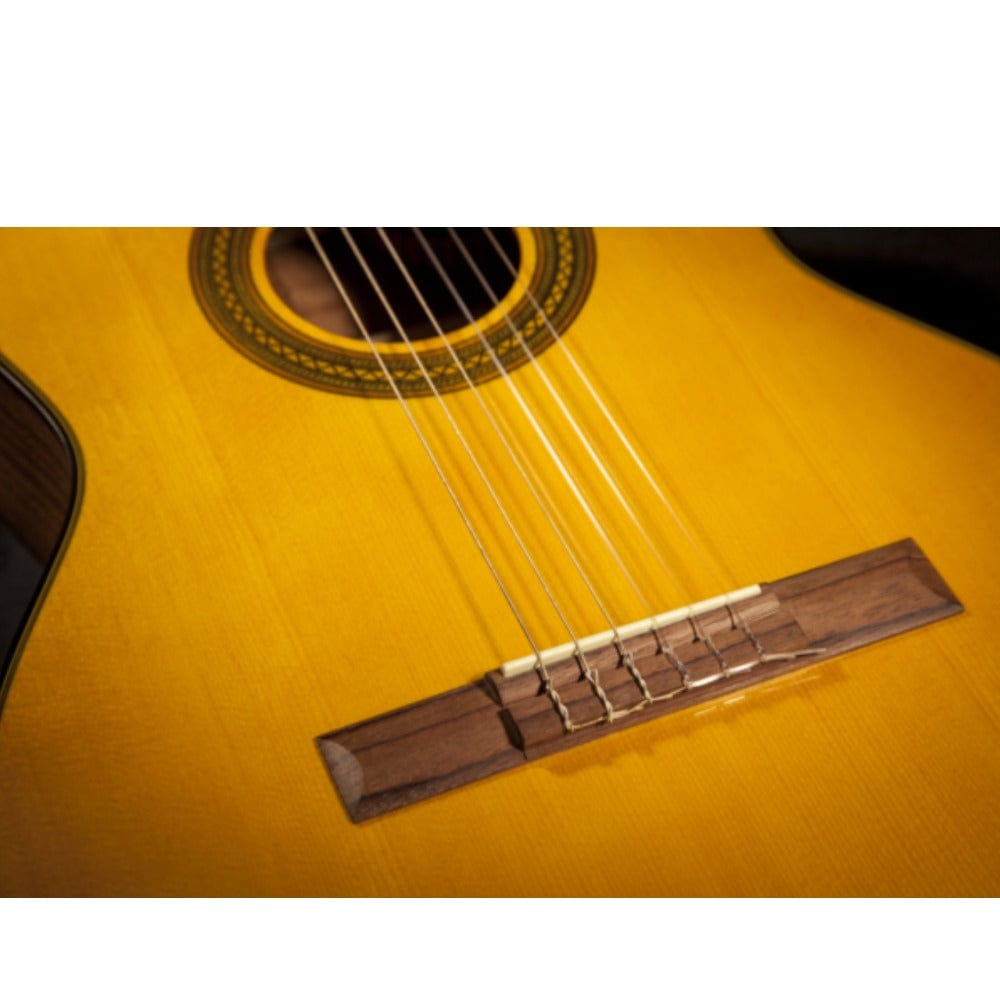 takamine classical guitars natural takamine gc1ce cutaway nylon string electro acoustic guitar - natural