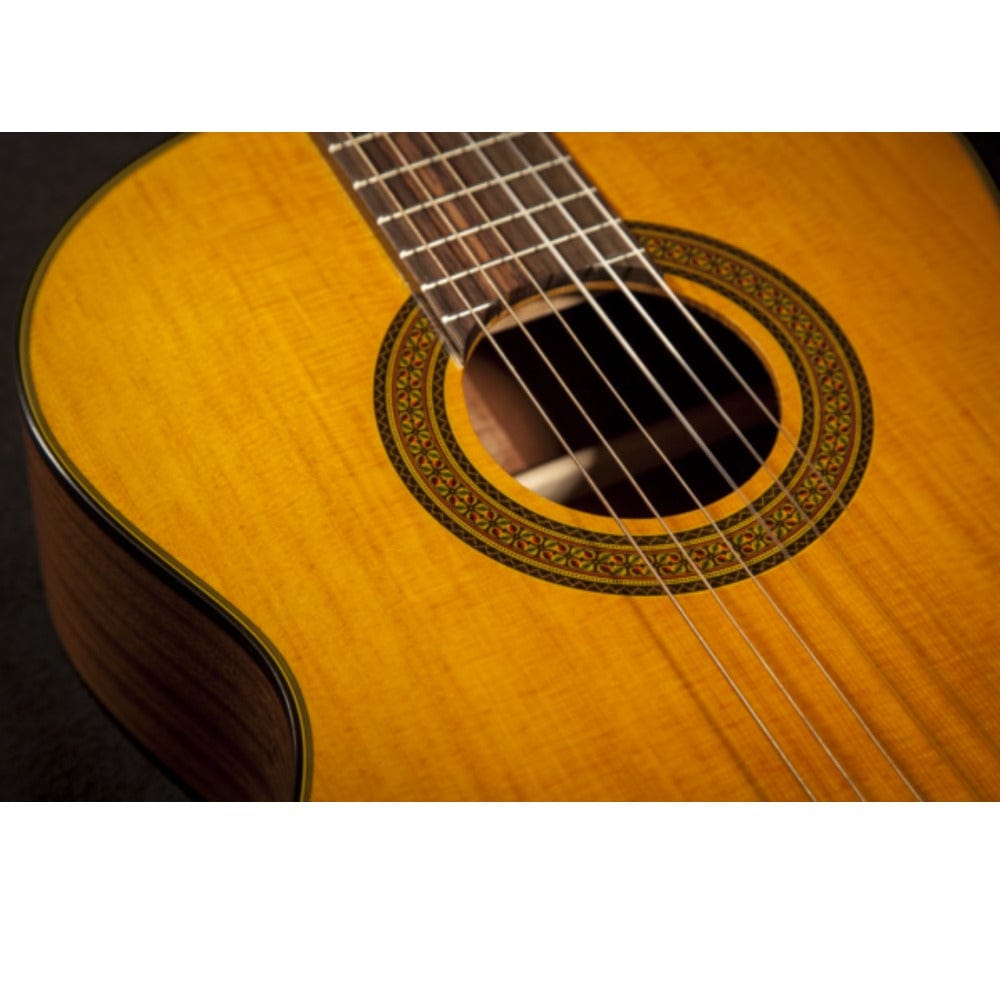 takamine classical guitars natural takamine gc3 solid top nylon string classical guitar - natural