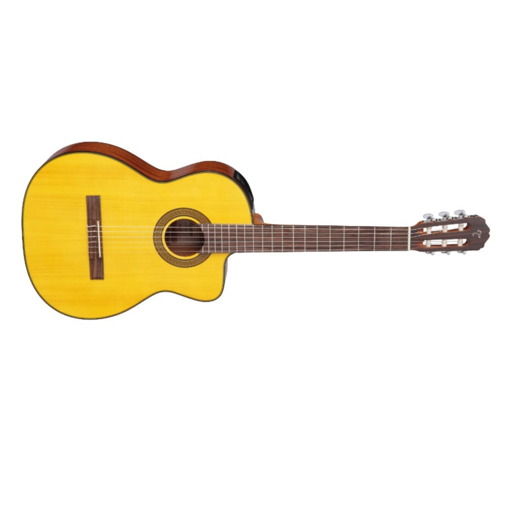 takamine classical guitars natural takamine gc3ce cutaway solid top nylon string electro acoustic classical guitar