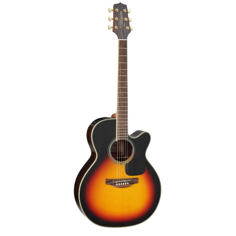 takamine electro acoustic guitars brown sunburst takamini gn51ce cutaway solid spruce top electro acoustic guitar #color_brown-sunburst