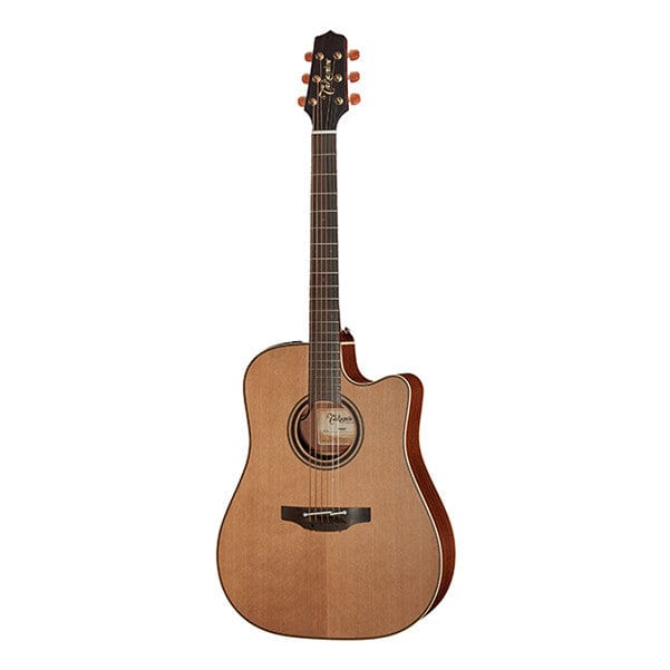 Takamine Electro Acoustic Guitars Natural Satin Takamine P3DC Dreadnought Cutaway Electro Acoustic Guitar #color_natural-satin