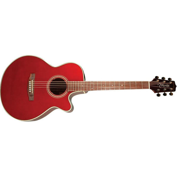 takamine electro acoustic guitars takamine eg260c electro acoustic guitar - wine red