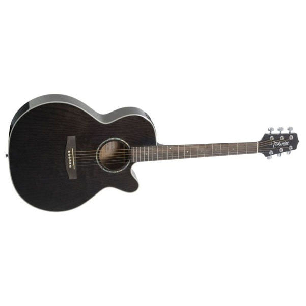 takamine electro acoustic guitars takamine eg440c qmt acoustic-electric guitar with tp-4t pick up black