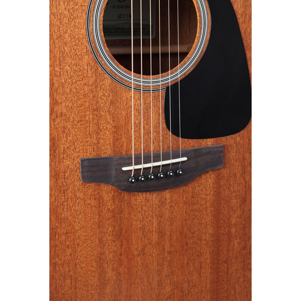 takamine electro acoustic guitars takamine gd11mce-ns dreadnought cutaway electro acoustic guitar - natural