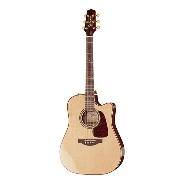 takamine electro acoustic guitars takamine p5dc dreadnought cutaway electro acoustic guitar - natural high gloss