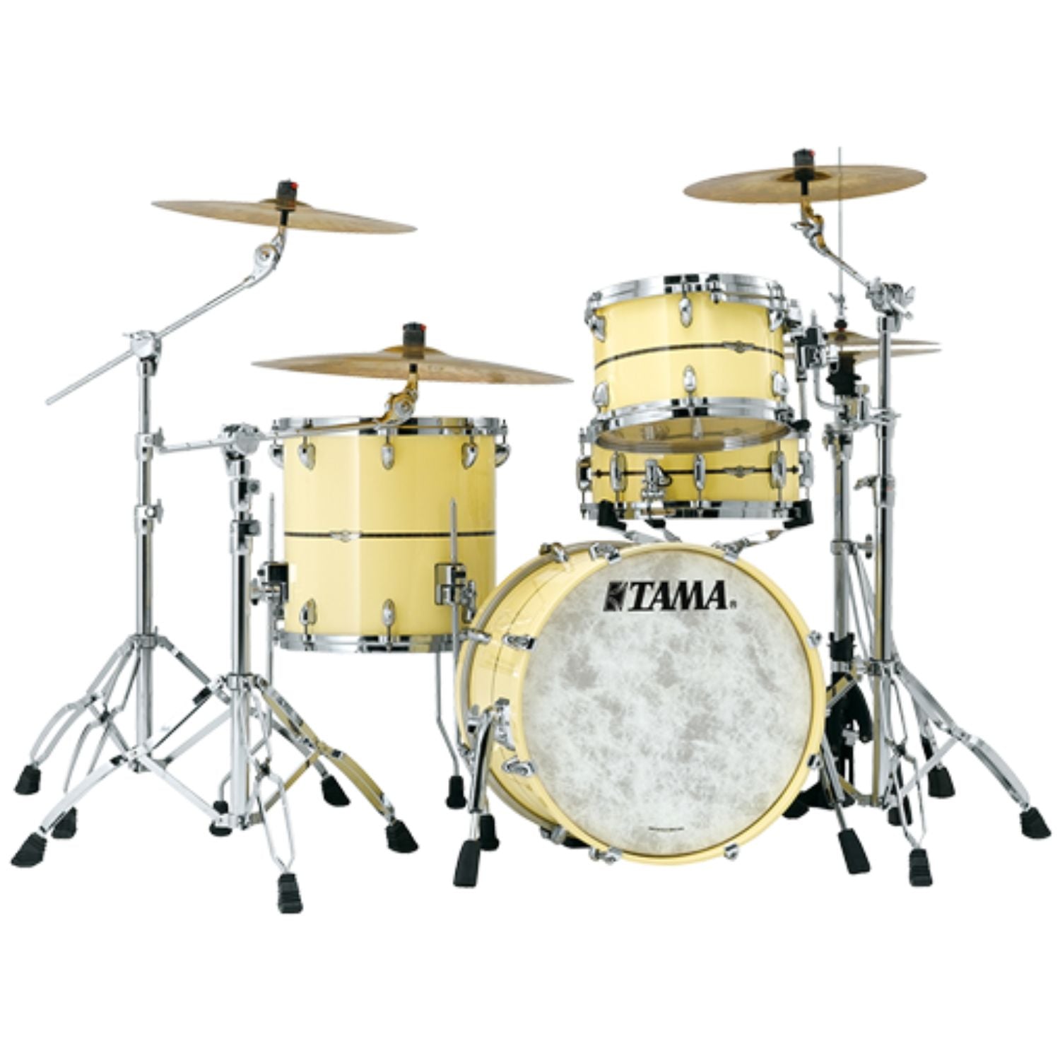 Tama Acoustic Drum Kits Antique White Tama Star Maple 22" 6PC Shell Pack Acoustic Drum Kit