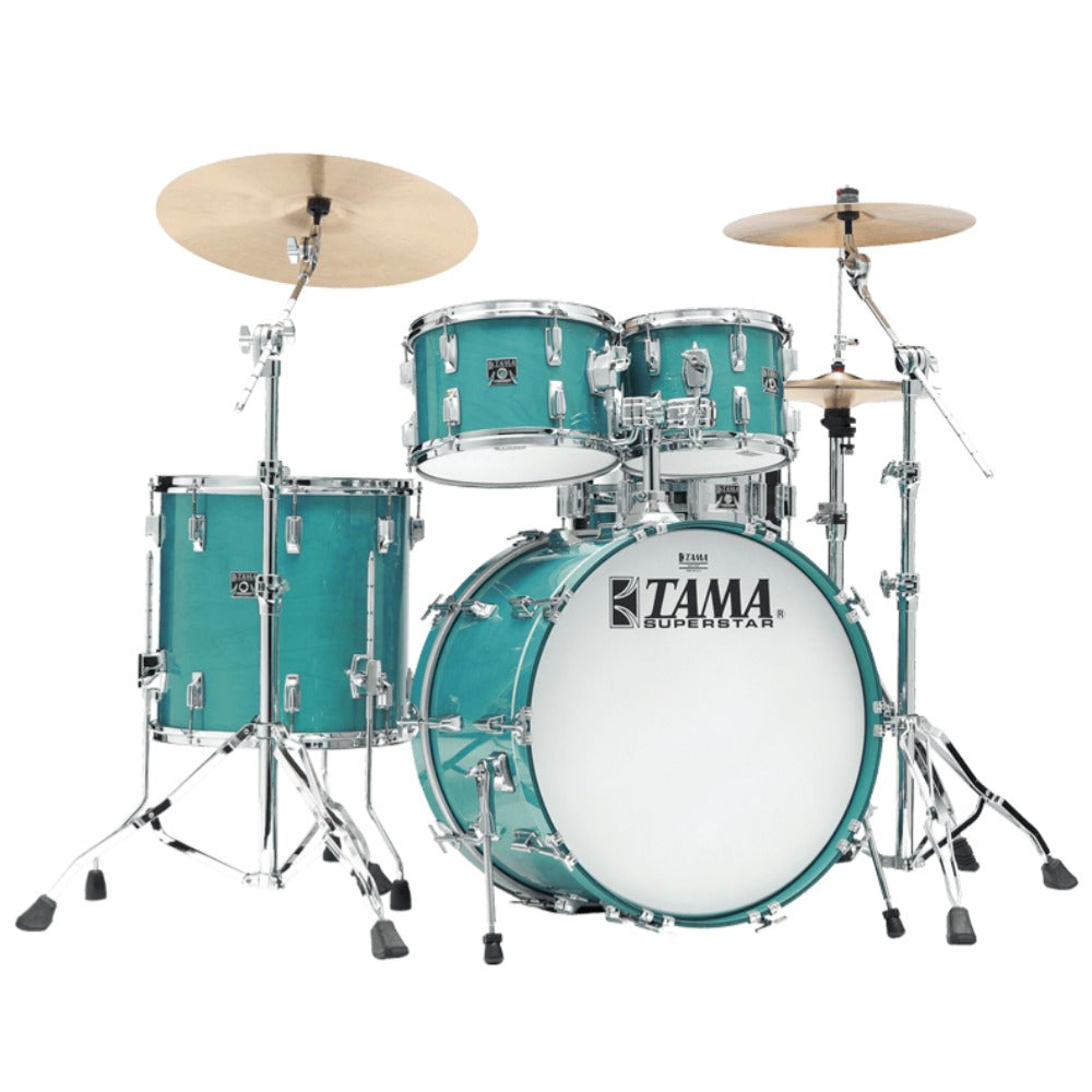 Tama Acoustic Drum Kits Aqua Marine Tama SU42RS 50Th Ltd Superstar Reissue Acoustic Drum Kits