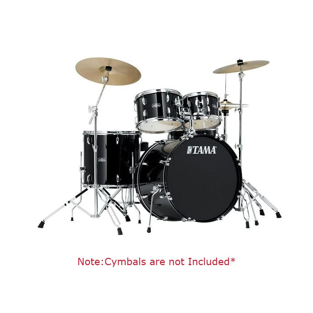 tama acoustic drum kits black tama stagestar sg50h5 5-piece acoustic drum kit with 20-inch bass drum kit