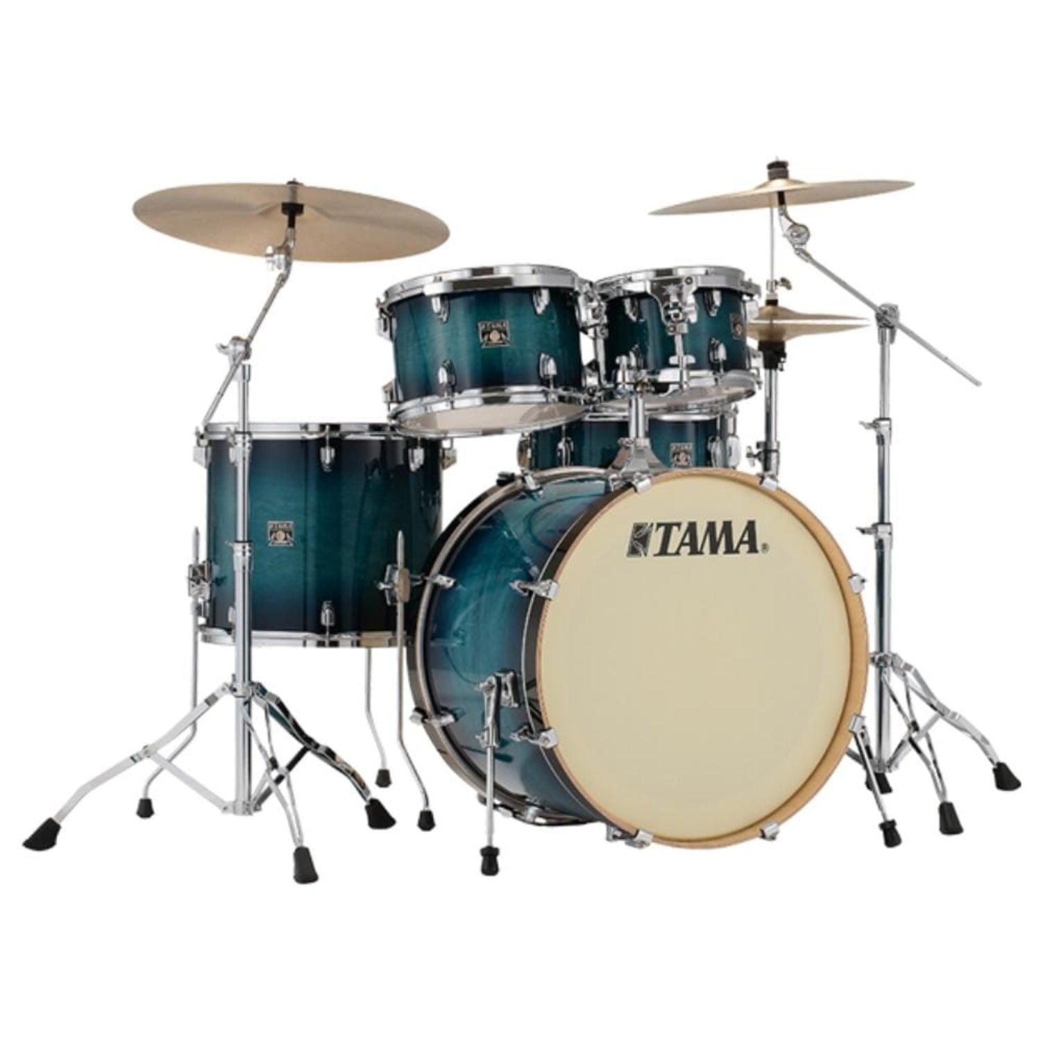 Tama Acoustic Drum Kits Blue Lacquer Burst Tama CL50RS Super Star Classic 5 Piece Drum Kit