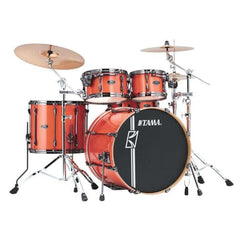 Tama Acoustic Drum Kits Bright Orange Sparkle Tama MK52HZBNS Drum Set Superstar Hyperdrive