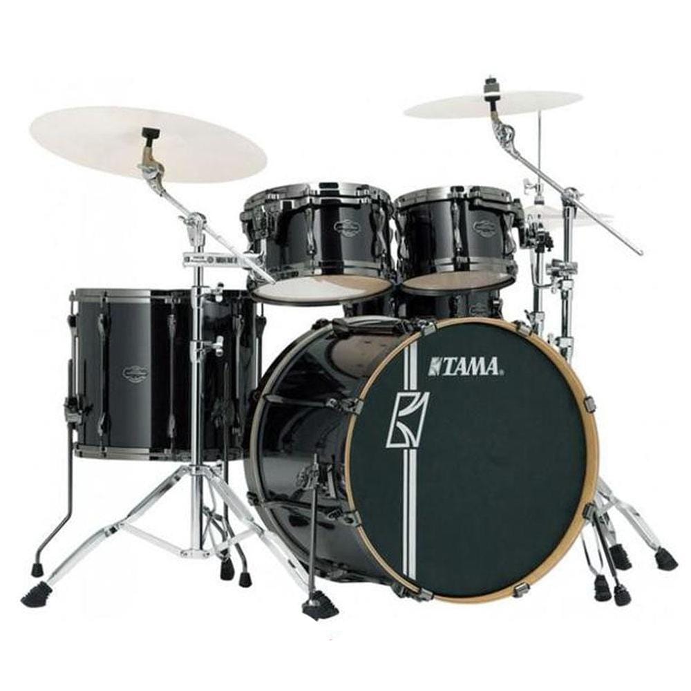tama acoustic drum kits brushed charcoal black tama mk52hzbns drum set superstar hyperdrive #color_brushed-charcoal-black