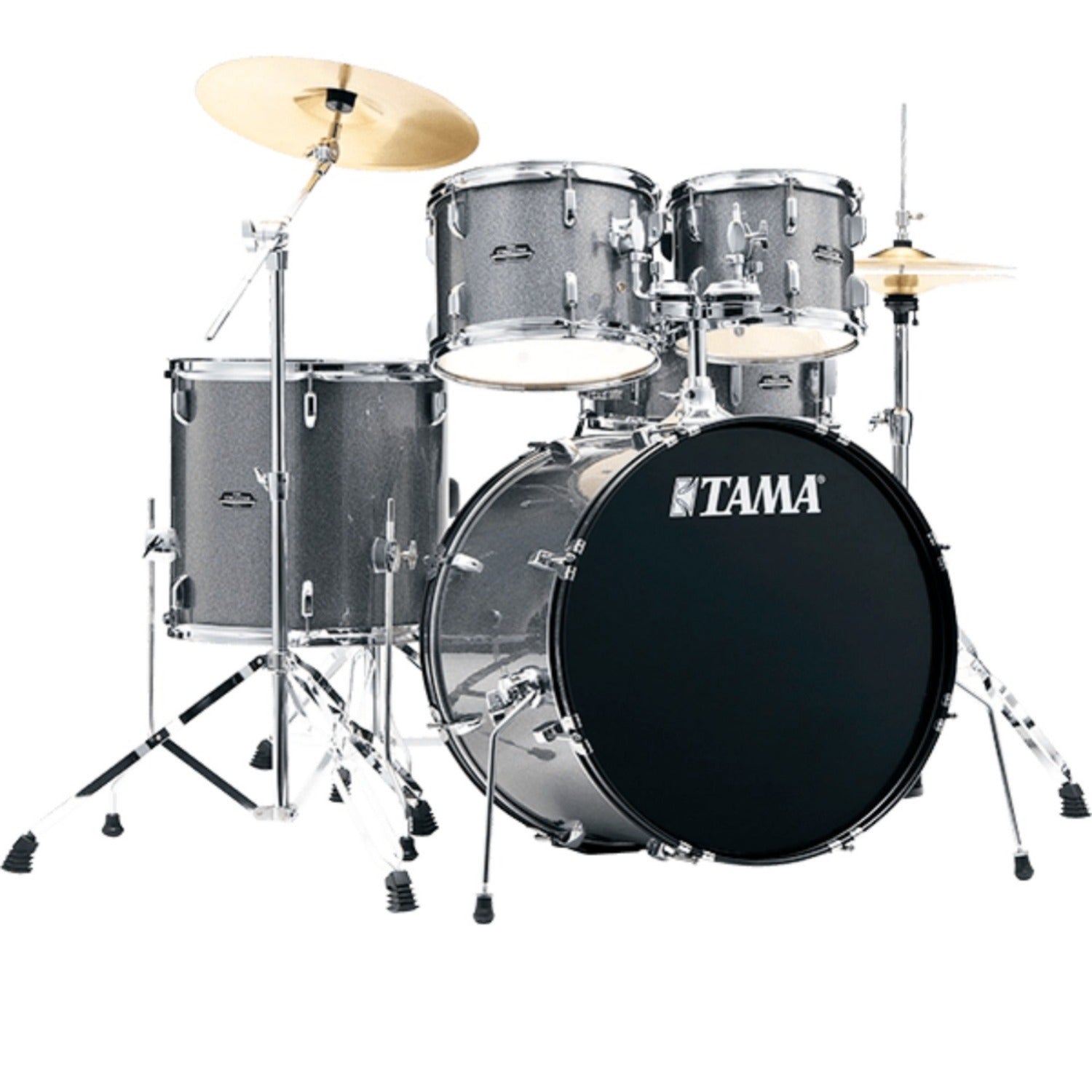 Tama Acoustic Drum Kits Cosmic Silver Sparkle Tama ST58H5 Stagestar Acoustic Drum Kits Drum Set