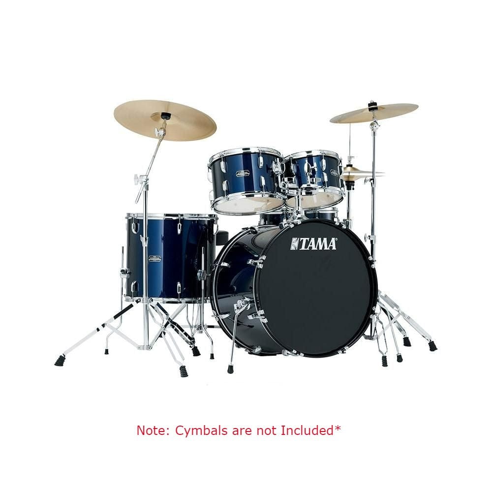 tama acoustic drum kits dark blue tama stagestar sg50h5 5-piece acoustic drum kit with 20-inch bass drum kit