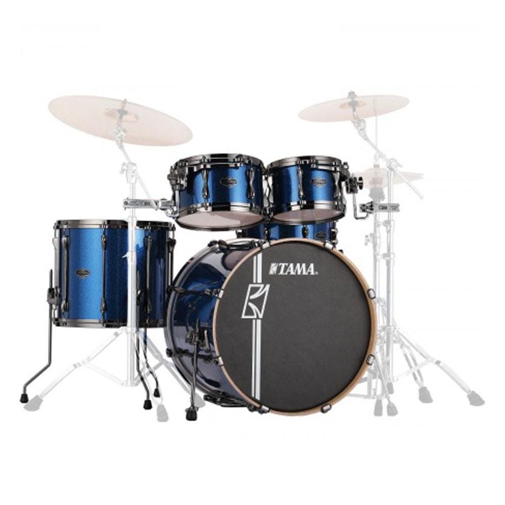 tama acoustic drum kits indigo sparkle tama mk52hzbns drum set superstar hyperdrive #color_indigo-sparkle