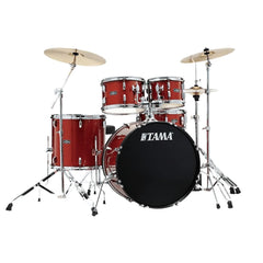 Tama Acoustic Drum Kits Scorched Copper Sparkle Tama Stagestar SG52KH5 5-Piece Acoustic Drum Kit with 22-Inch Bass Drum, Hardware & Cymbal