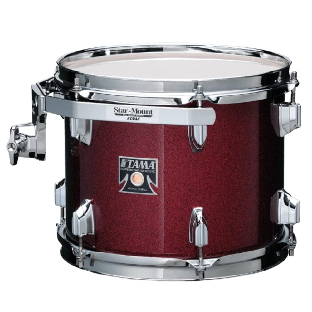 tama acoustic drum kits tama ck52krs super star classic 5 pcs drum set#color_dark-red-sparkle