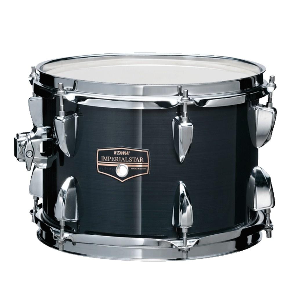 tama acoustic drum kits tama ie58h6w imperialstar drum kits 18 inch #color_hairline-black-w--chrome-hardware