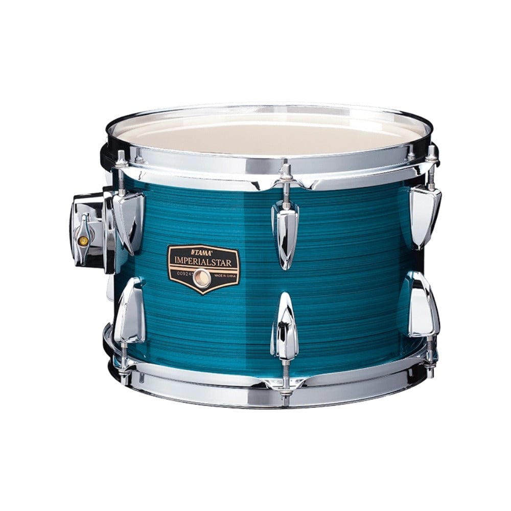 tama acoustic drum kits tama ip62h6w imperial star 6 piece acoustic drum kit #color_hairline-blue