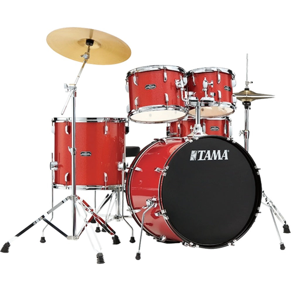 Tama Acoustic Drum Kits Tama ST52H5 Stagestar 5 Piece Acoustic Drum Kit with Hardware, Throne