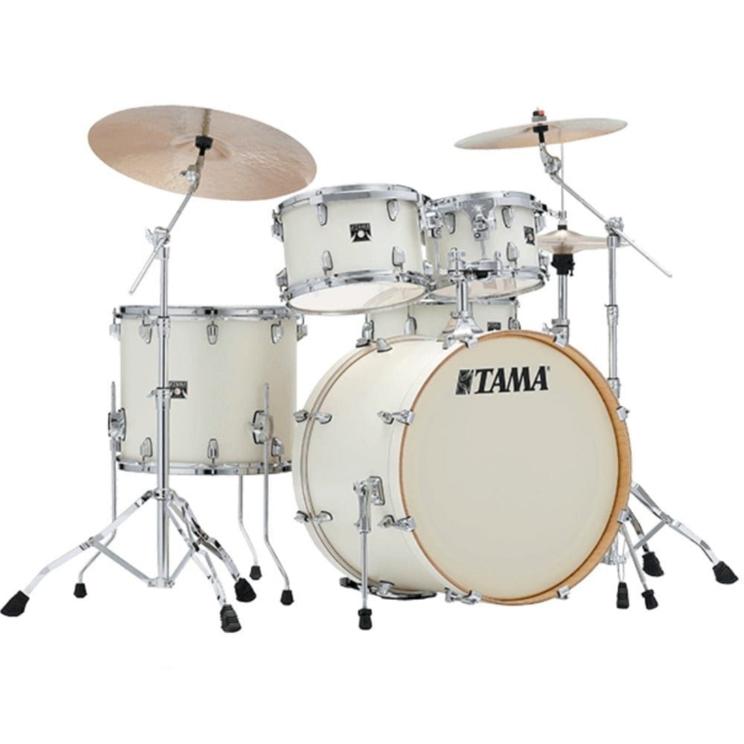 Tama Acoustic Drum Kits Vintage White Sparkle Tama CK52KRS Super Star Classic 5 Pcs Shell Pack Acoustic Drum Kits