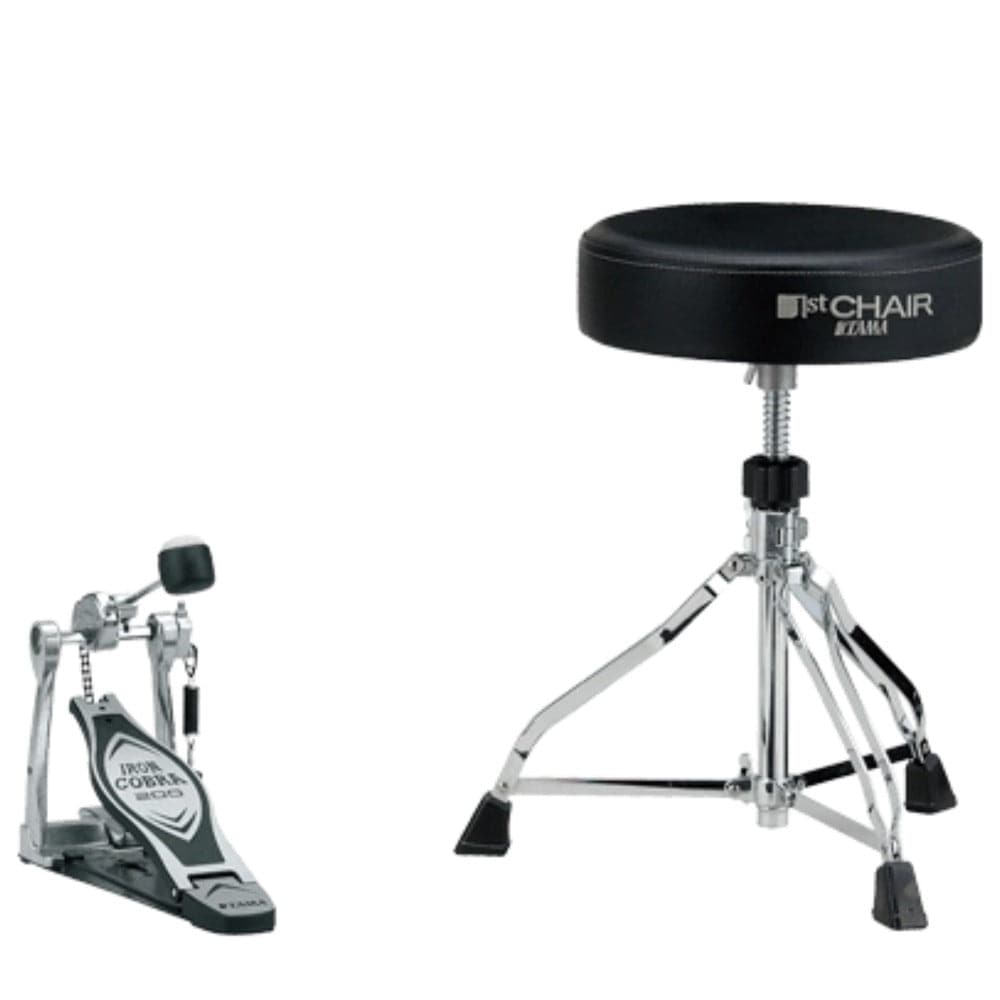 tama drum pedals tama hed2r throne & drum pedal set
