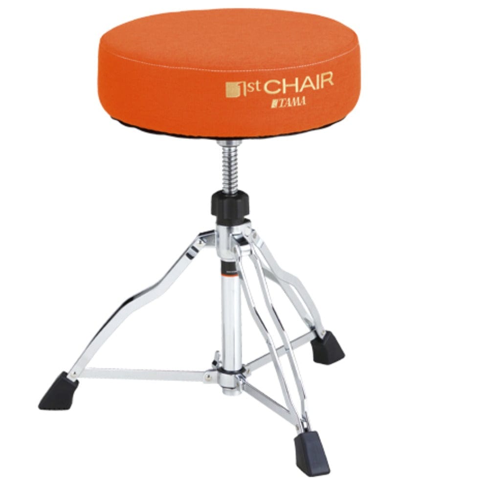 tama drum thrones orange tama ht430 rounded seat drum throne #color_orange