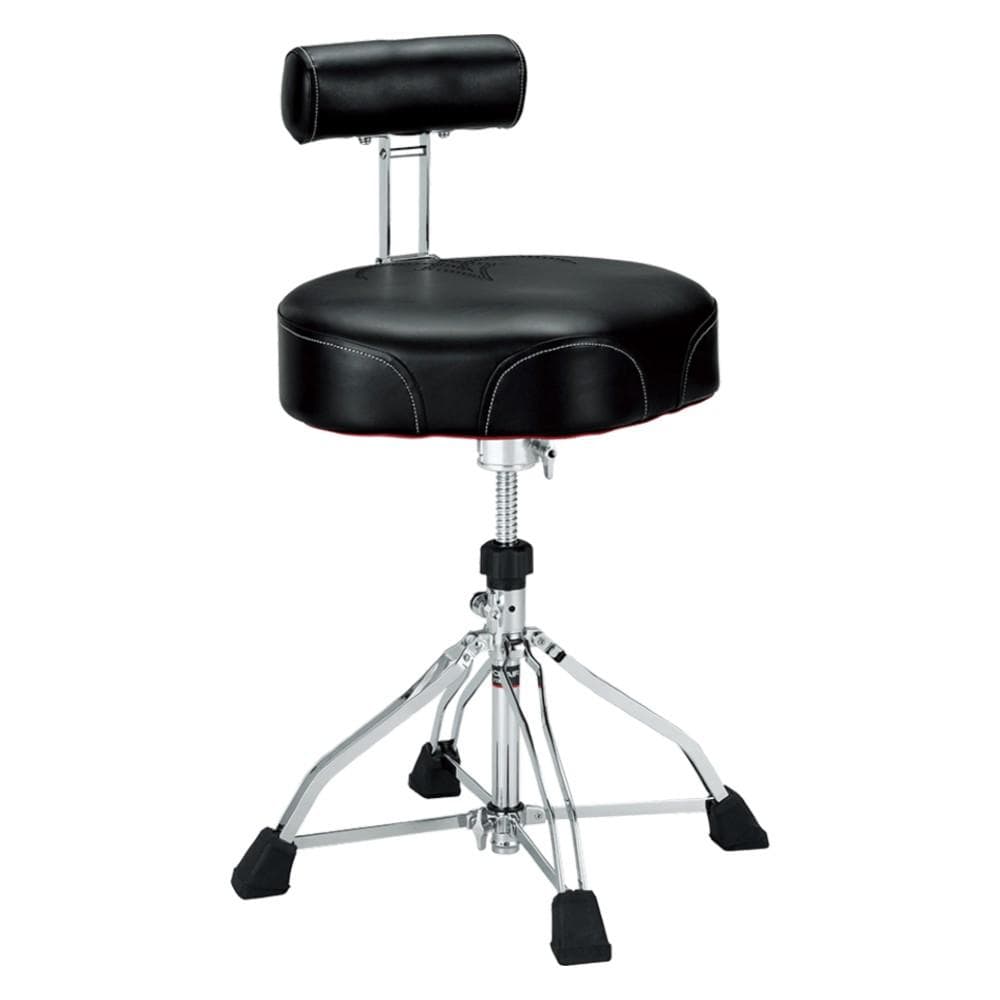 tama drum thrones tama ht741b ergo-rider quartet drum throne with backrest