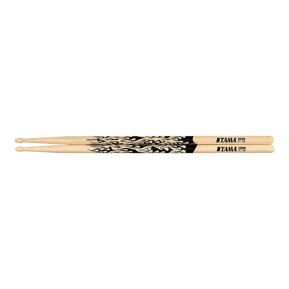 tama drumsticks tama 7a f rhythmic fire oak stick
