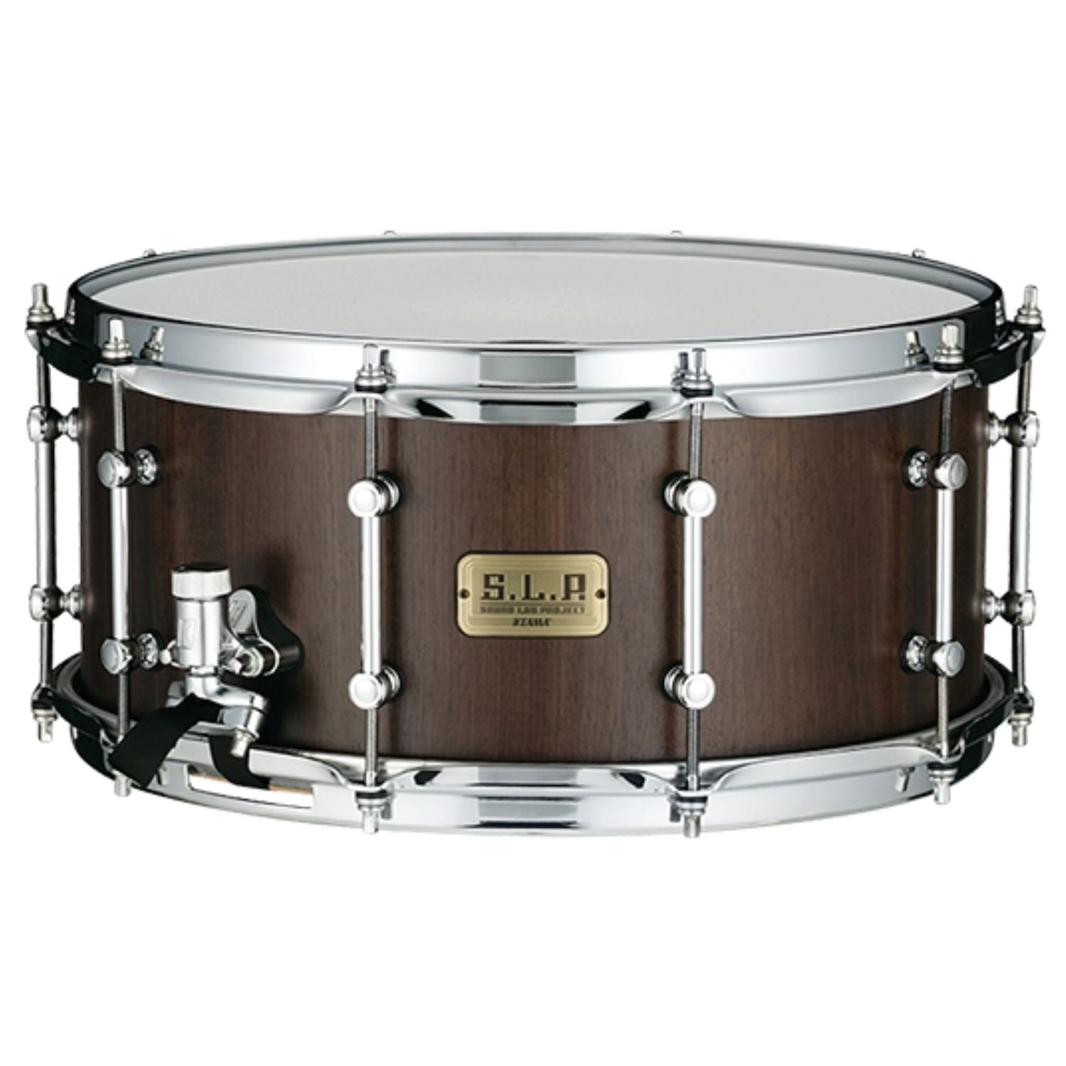 Tama Snare Drums Matte Black Walnut Tama LGW1465 S.L.P. G-Walnut 14"×6.5" Snare Drum - Matte Black Walnut