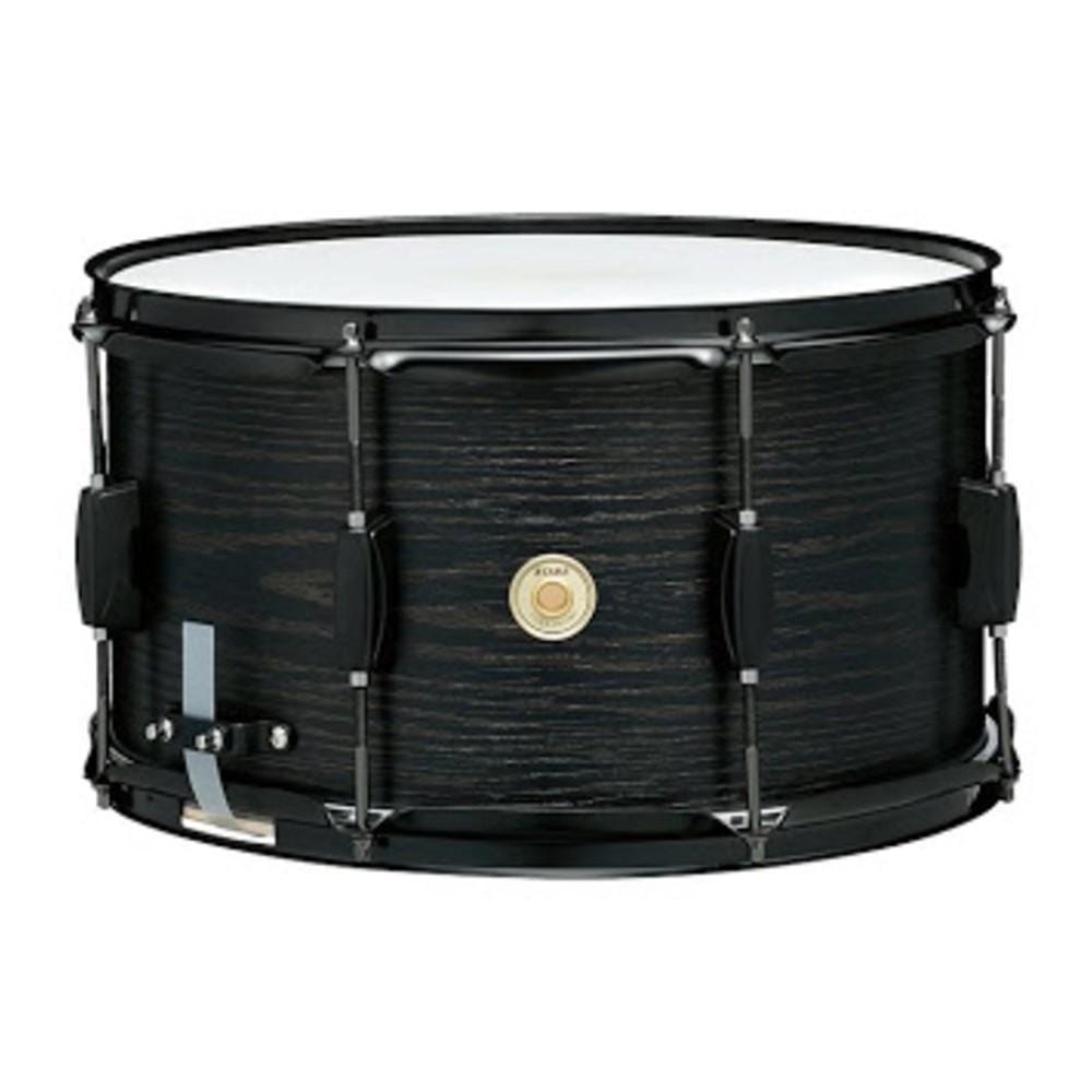 tama snares black oak wrap tama wp148bk 14inch×8inch woodworks snare drum
