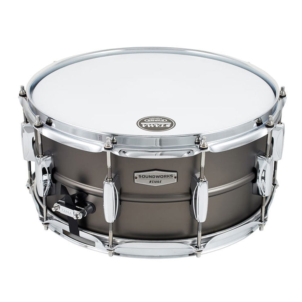 tama snares steel tama dmp 1465 6.5inchx14inch soundworks snare drum #color_steel
