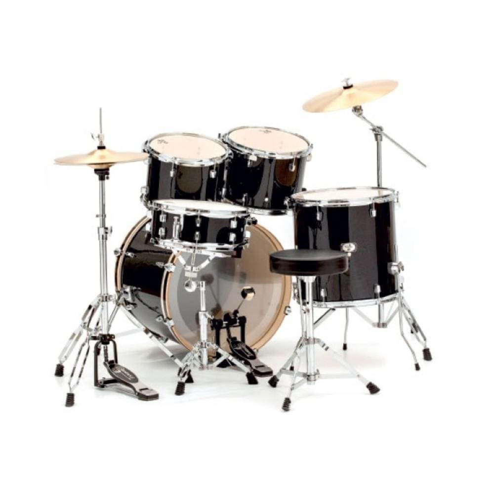tamburo acoustic drum kits black sparkle tamburo t5 master 5 piece acoustic drums kit