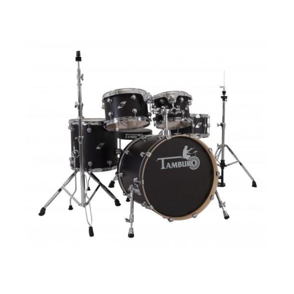 tamburo acoustic drum kits satin black tamburo formula 22 hardware 350 series acoustic drum kit #color_satin-black