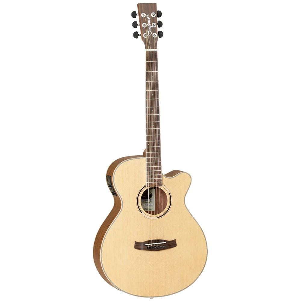 tanglewood electro acoustic guitars tanglewood dbtsfceov 6-strings discovery exotic super folk ovangkol electro acoustic guitar
