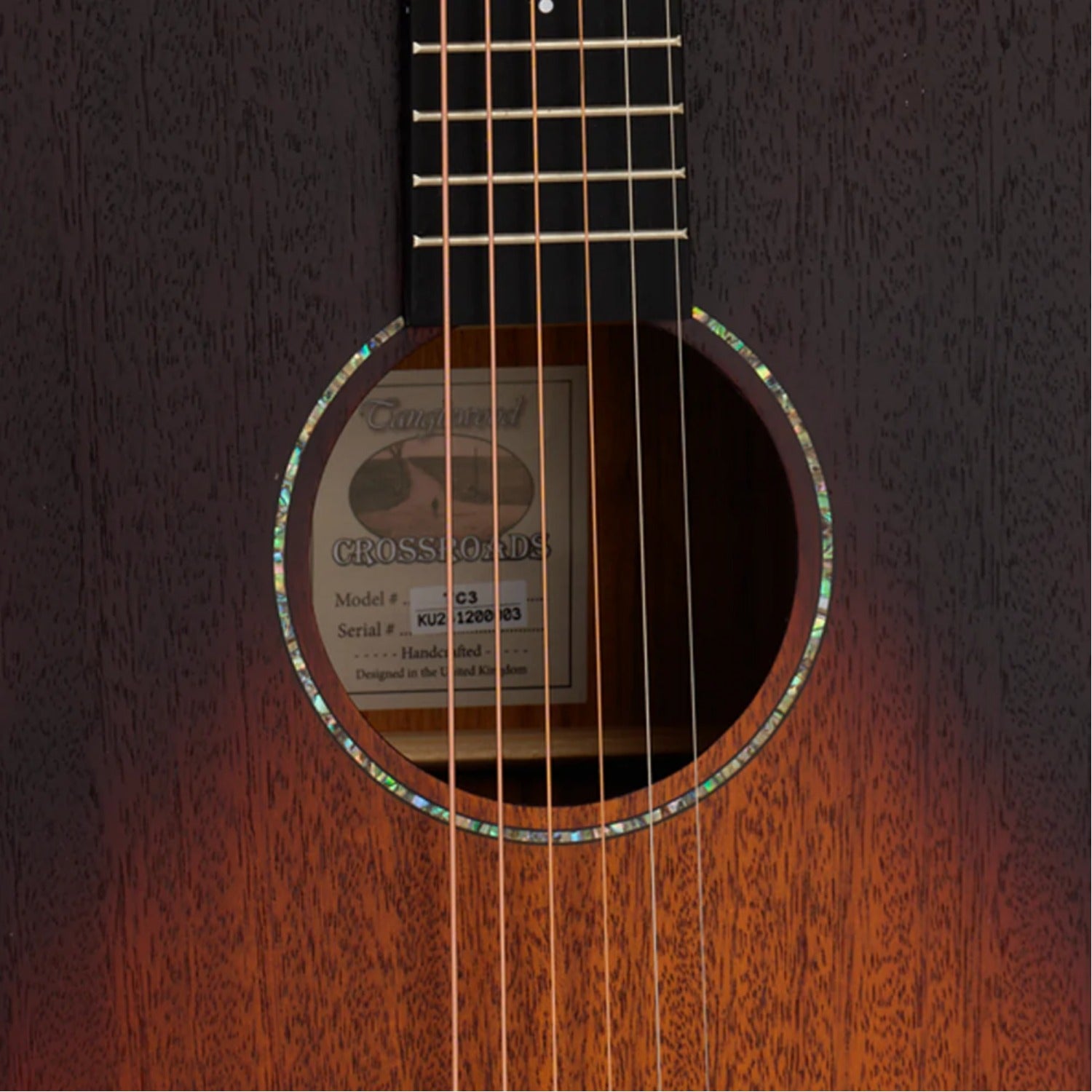 Tanglewood Electro Acoustic Guitars Tanglewood TC3E Crossroads 6 String Electro Acoustic Guitar