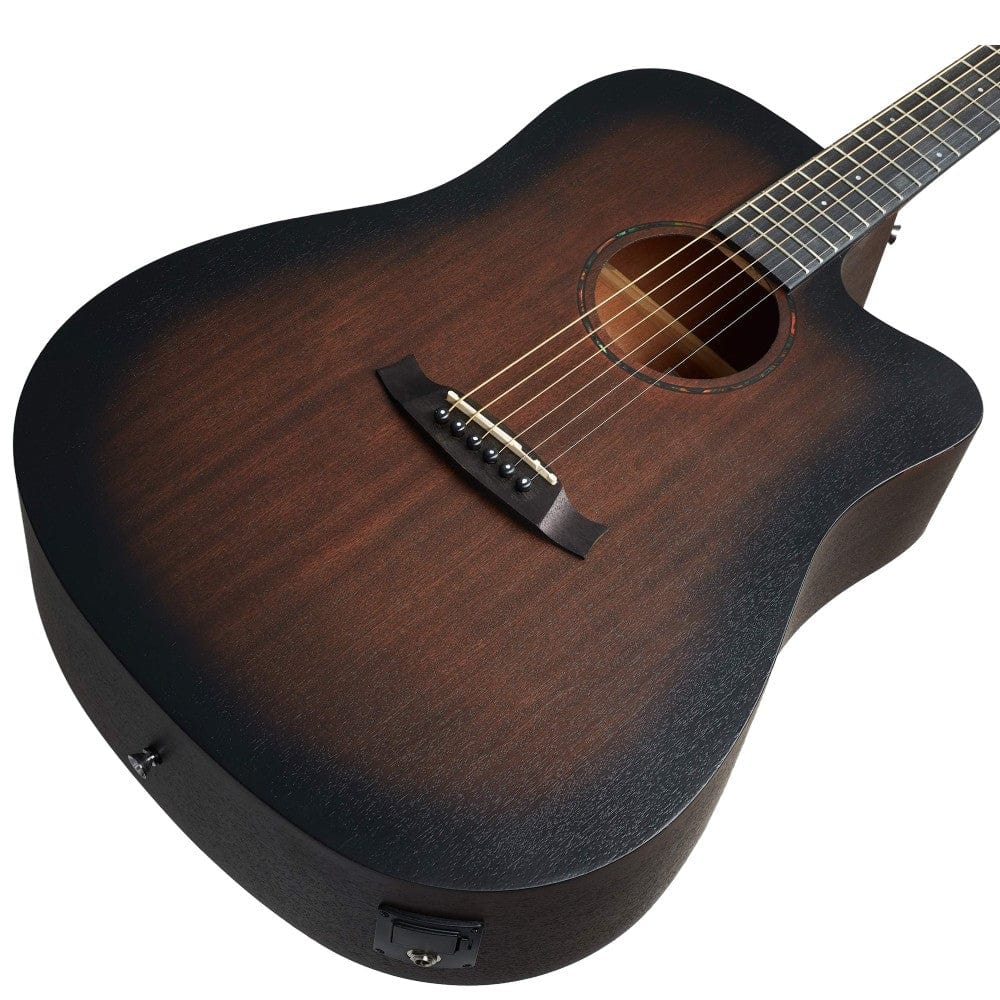 tanglewood electro acoustic guitars tanglewood twcrdce 6-strings crossroad dreadnaught cutaway electro acoustic guitar