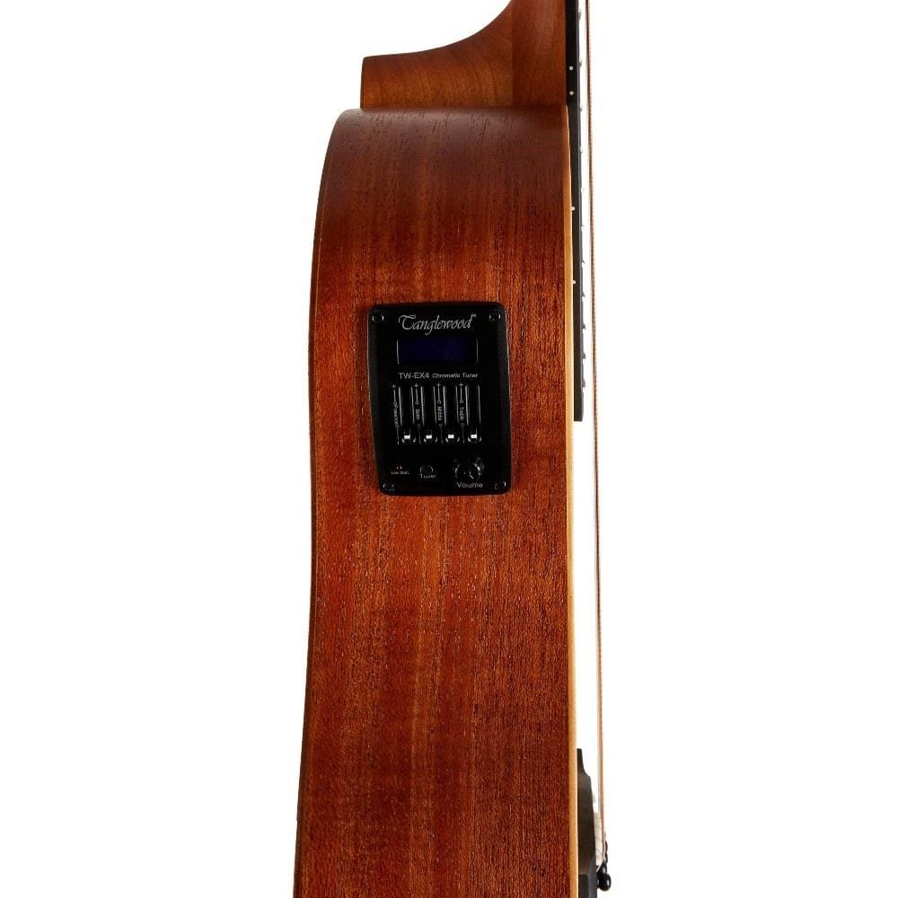 tanglewood electro acoustic guitars tanglewood twr2pe 6-strings roadster ii parlour electro acoustic guitar