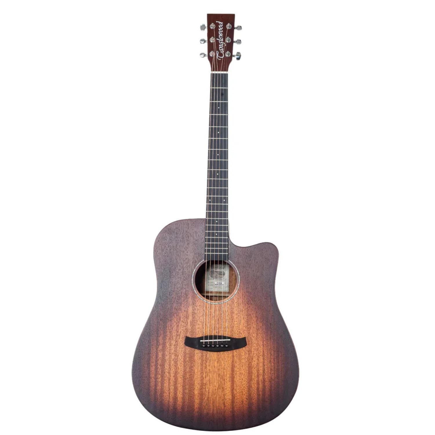 Tanglewood Electro Acoustic Guitars Whiskey Barrel Burst Satin Tanglewood TC5CE Crossroads Dreadnought Cutaway Electro Acoustic Guitar