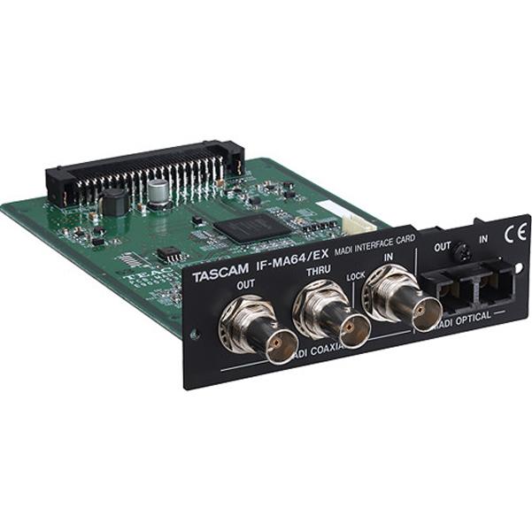 tascam audio interfaces tascam if-ma64ex 64-channel madi interface card